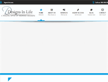 Tablet Screenshot of designsinlife.com